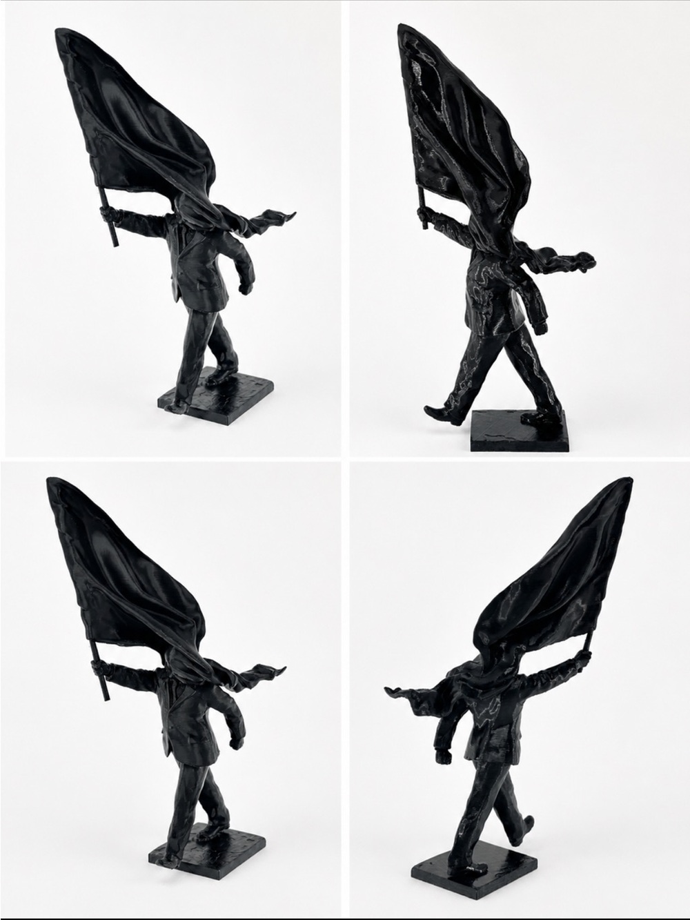 BANKSY Style Street Art Sculpture 3D print PLA Home Decor Sculpture Gift